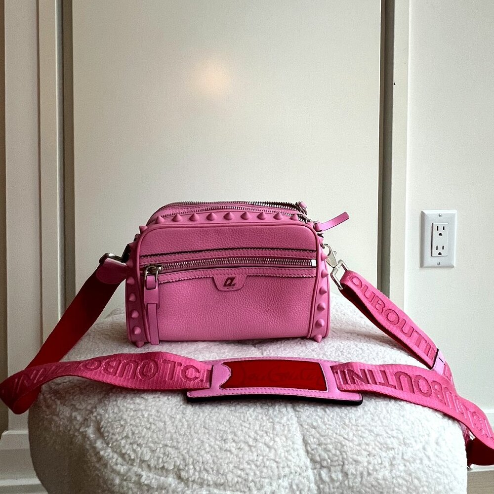 Christian Louboutin Ruisbuddy Messenger Bag Pink